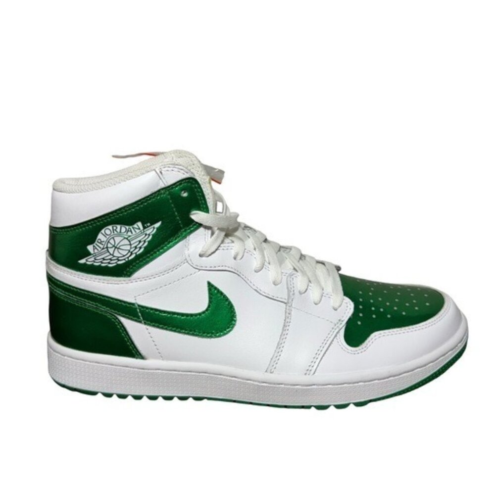 Nike Air Jordan 1 High Golf White Pine Green Mens USA 11 Uk 10 Spikeless